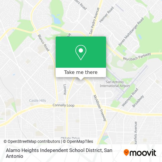 Alamo Heights Independent School District map