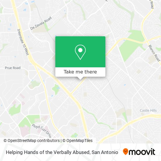 Helping Hands of the Verbally Abused map