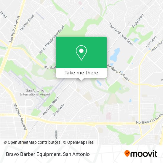 Bravo Barber Equipment map