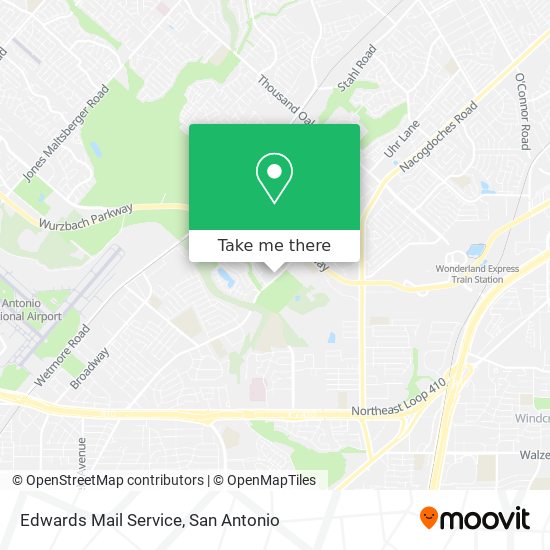 Edwards Mail Service map