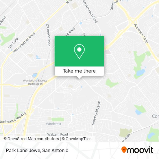 Park Lane Jewe map