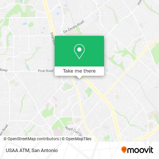 USAA ATM map