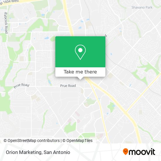 Orion Marketing map