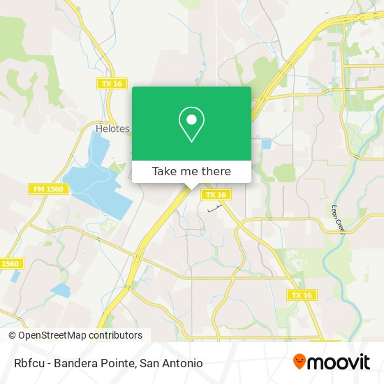 Rbfcu - Bandera Pointe map