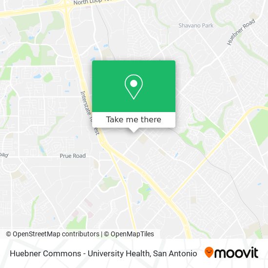 Mapa de Huebner Commons - University Health