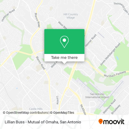 Lillian Buss - Mutual of Omaha map