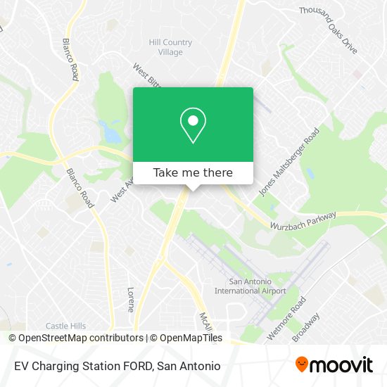 Mapa de EV Charging Station FORD