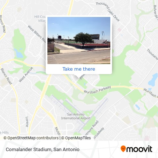 Comalander Stadium map