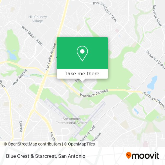 Blue Crest & Starcrest map