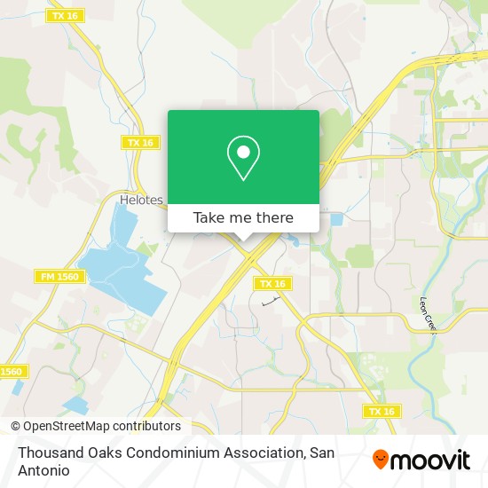 Mapa de Thousand Oaks Condominium Association
