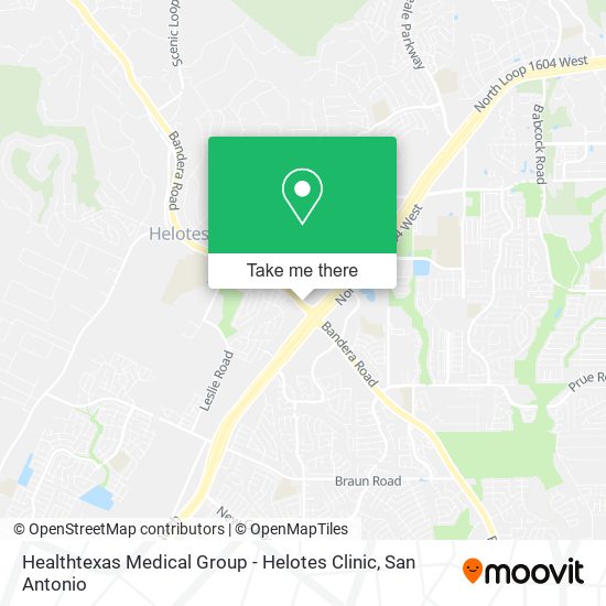 Mapa de Healthtexas Medical Group - Helotes Clinic