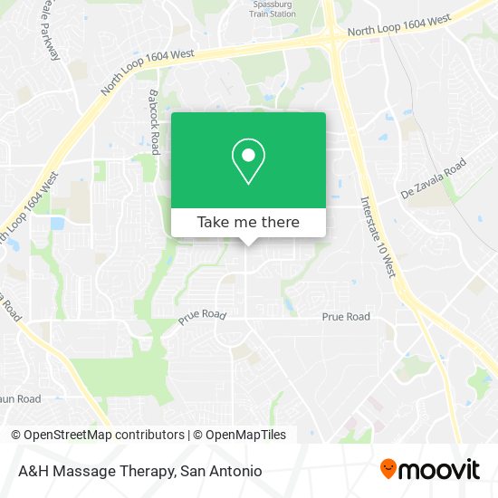 A&H Massage Therapy map