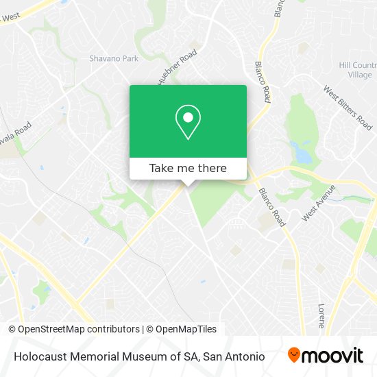 Holocaust Memorial Museum of SA map