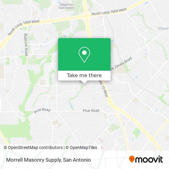 Morrell Masonry Supply map