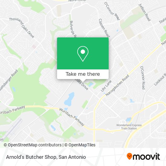 Arnold's Butcher Shop map