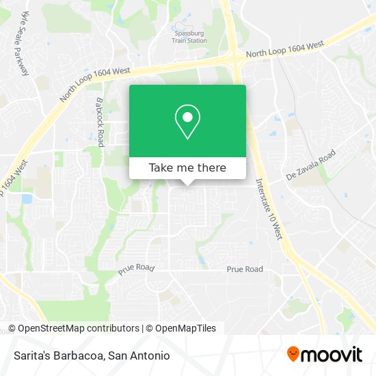 Sarita's Barbacoa map