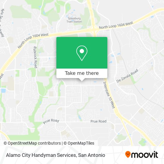 Mapa de Alamo City Handyman Services