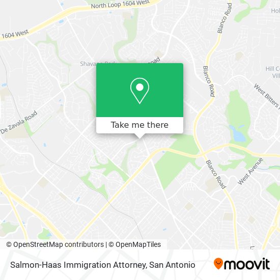 Salmon-Haas Immigration Attorney map