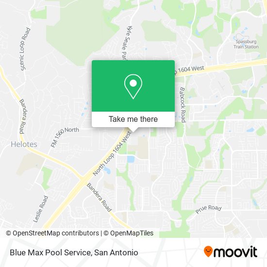 Blue Max Pool Service map