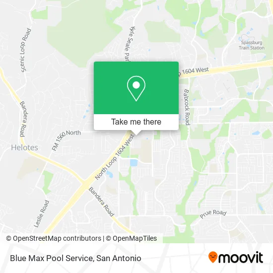 Blue Max Pool Service map