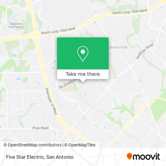 Five Star Electric map