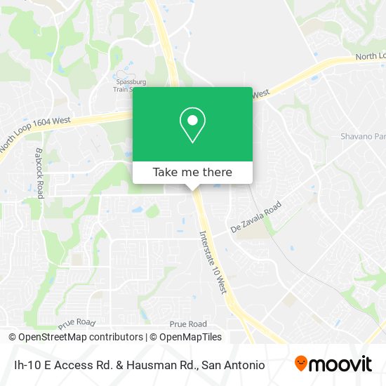 Mapa de Ih-10 E Access Rd. & Hausman Rd.