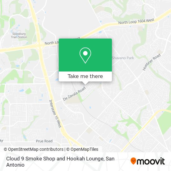 Cloud 9 Smoke Shop and Hookah Lounge map
