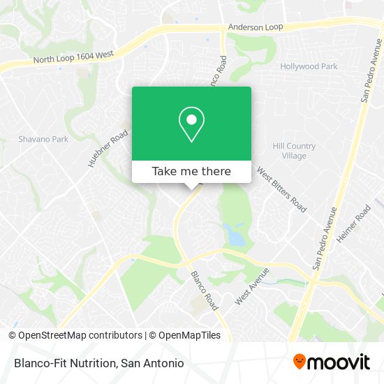 Blanco-Fit Nutrition map