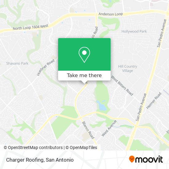 Charger Roofing map