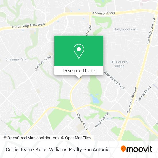 Curtis Team - Keller Williams Realty map