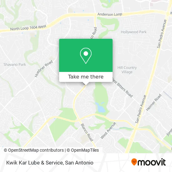 Mapa de Kwik Kar Lube & Service