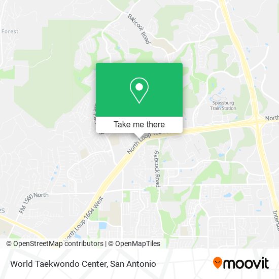 World Taekwondo Center map