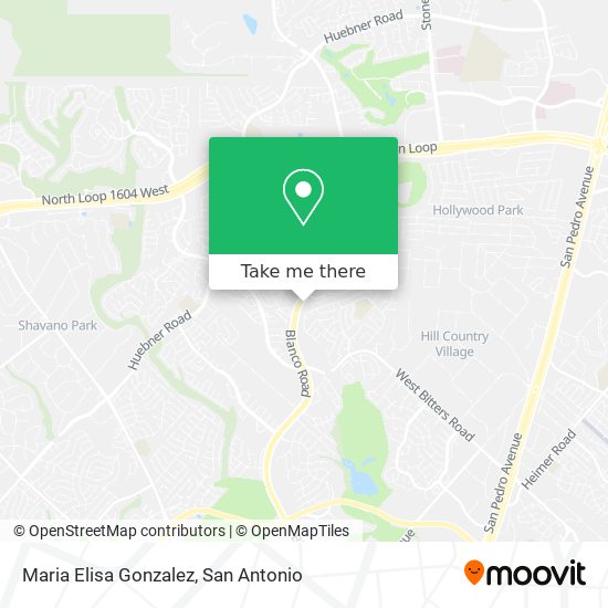 Maria Elisa Gonzalez map