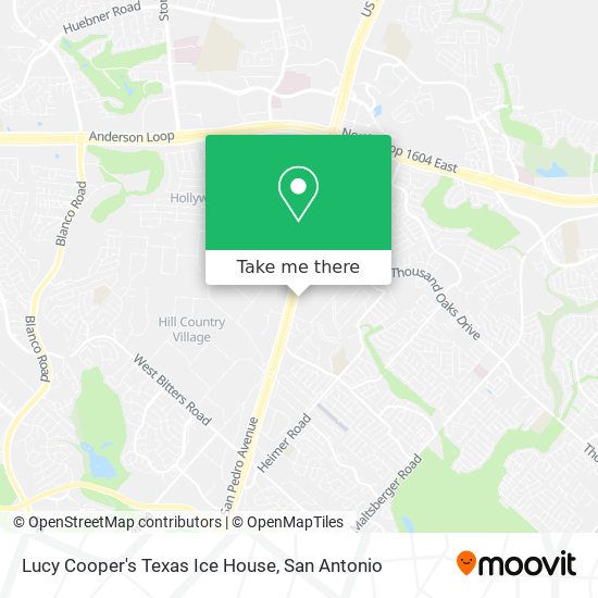Lucy Cooper's Texas Ice House map