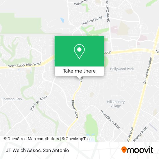 JT Welch Assoc map