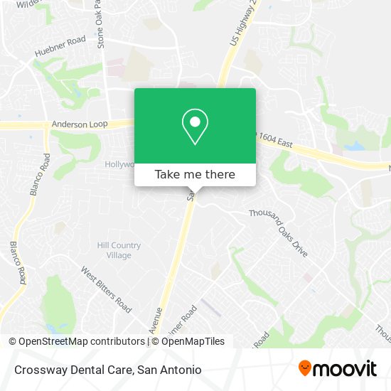 Mapa de Crossway Dental Care
