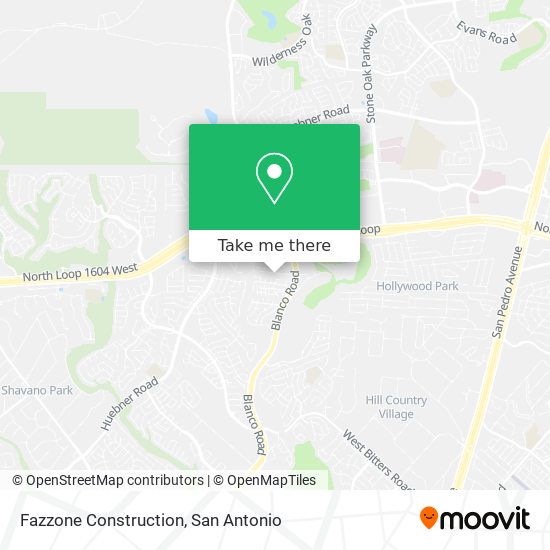 Fazzone Construction map