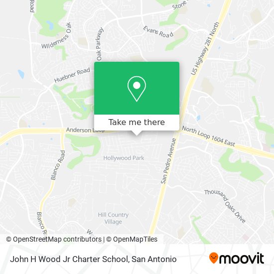John H Wood Jr Charter School map