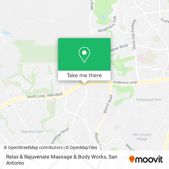 Relax & Rejuvenate Massage & Body Works map
