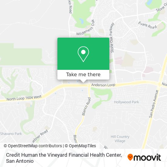Credit Human the Vineyard Financial Health Center map