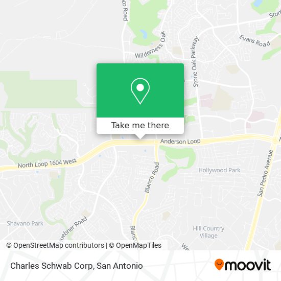 Charles Schwab Corp map