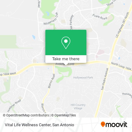 Vital Life Wellness Center map