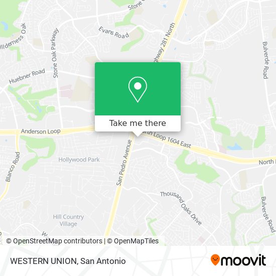 Mapa de WESTERN UNION