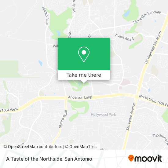 A Taste of the Northside map