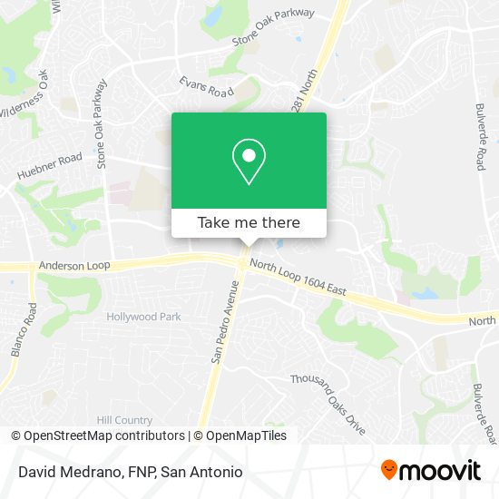 David Medrano, FNP map