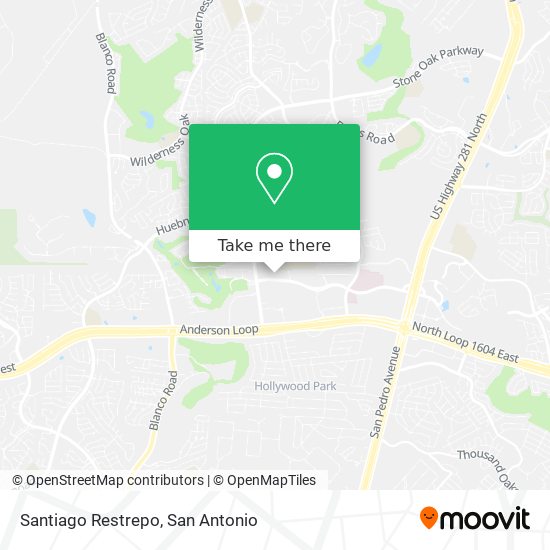 Mapa de Santiago Restrepo