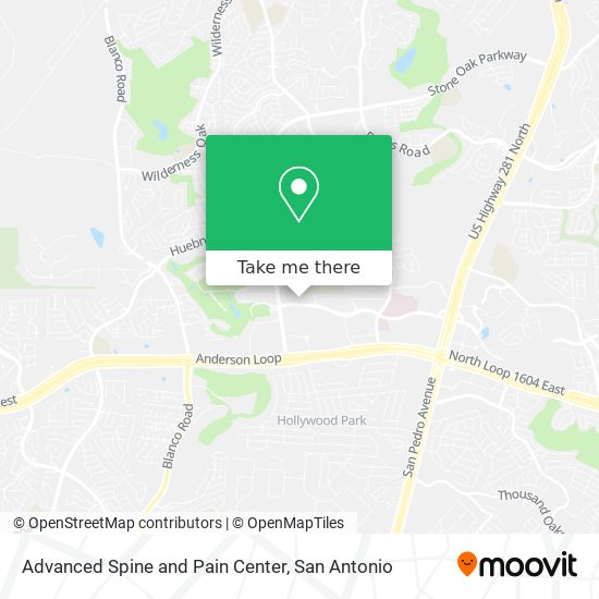 Advanced Spine and Pain Center map