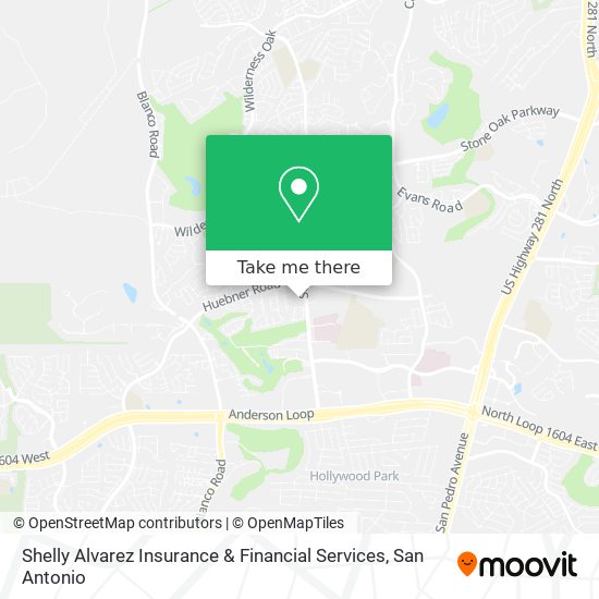 Shelly Alvarez Insurance & Financial Services map
