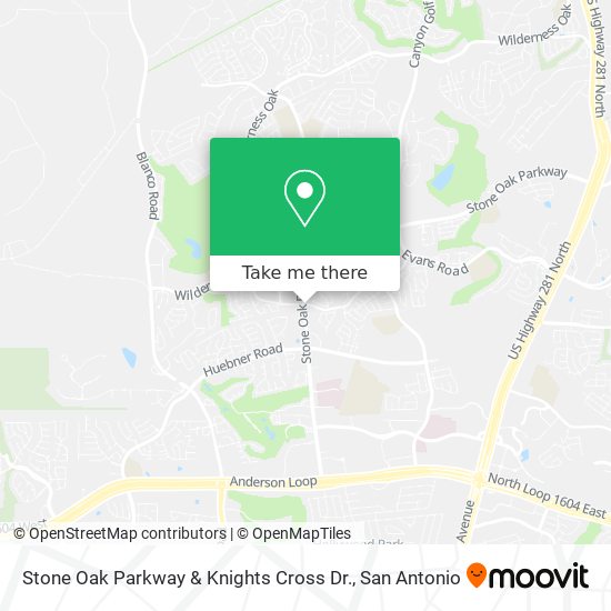 Mapa de Stone Oak Parkway & Knights Cross Dr.
