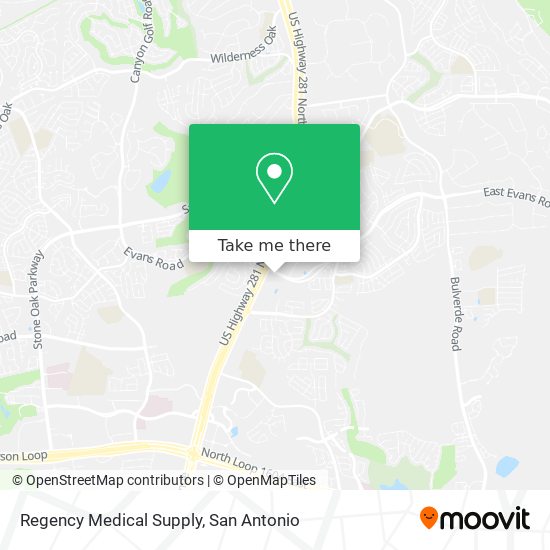 Regency Medical Supply map